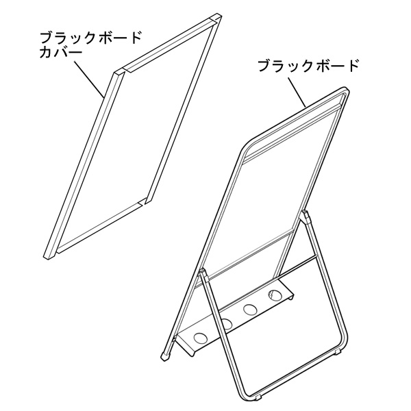 ブラックボードカバーBB-2SC