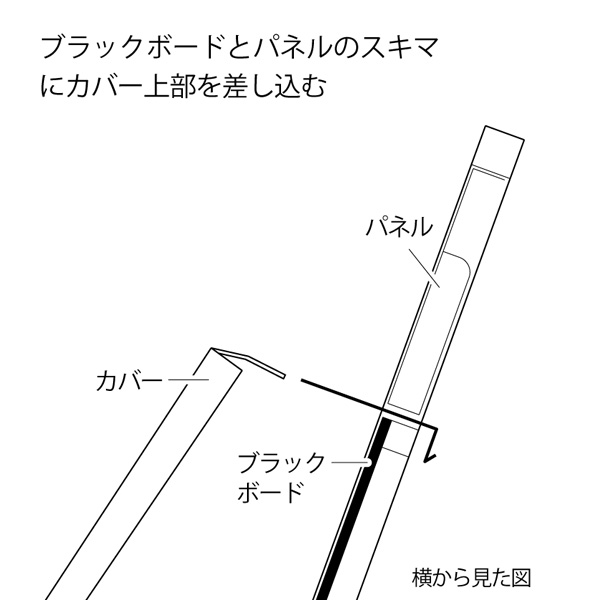 ブラックボードカバーBB-2SC