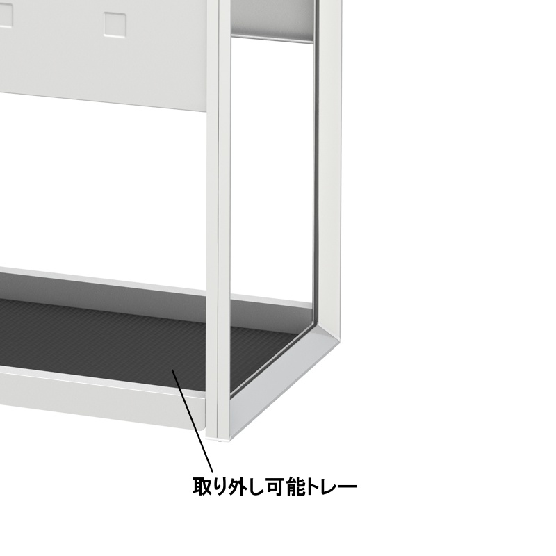 アルミ傘立て 約48本収納 (T20-48USAL)