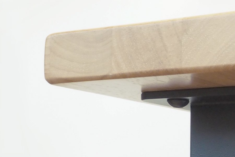 TSUNAGITE ラバーウッドテーブル 天板Ｒ加工