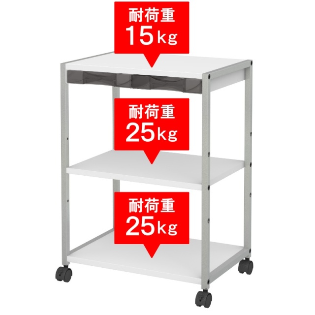 サイドワゴン 高耐荷重 引き出し キャスター付き (SW-700C)